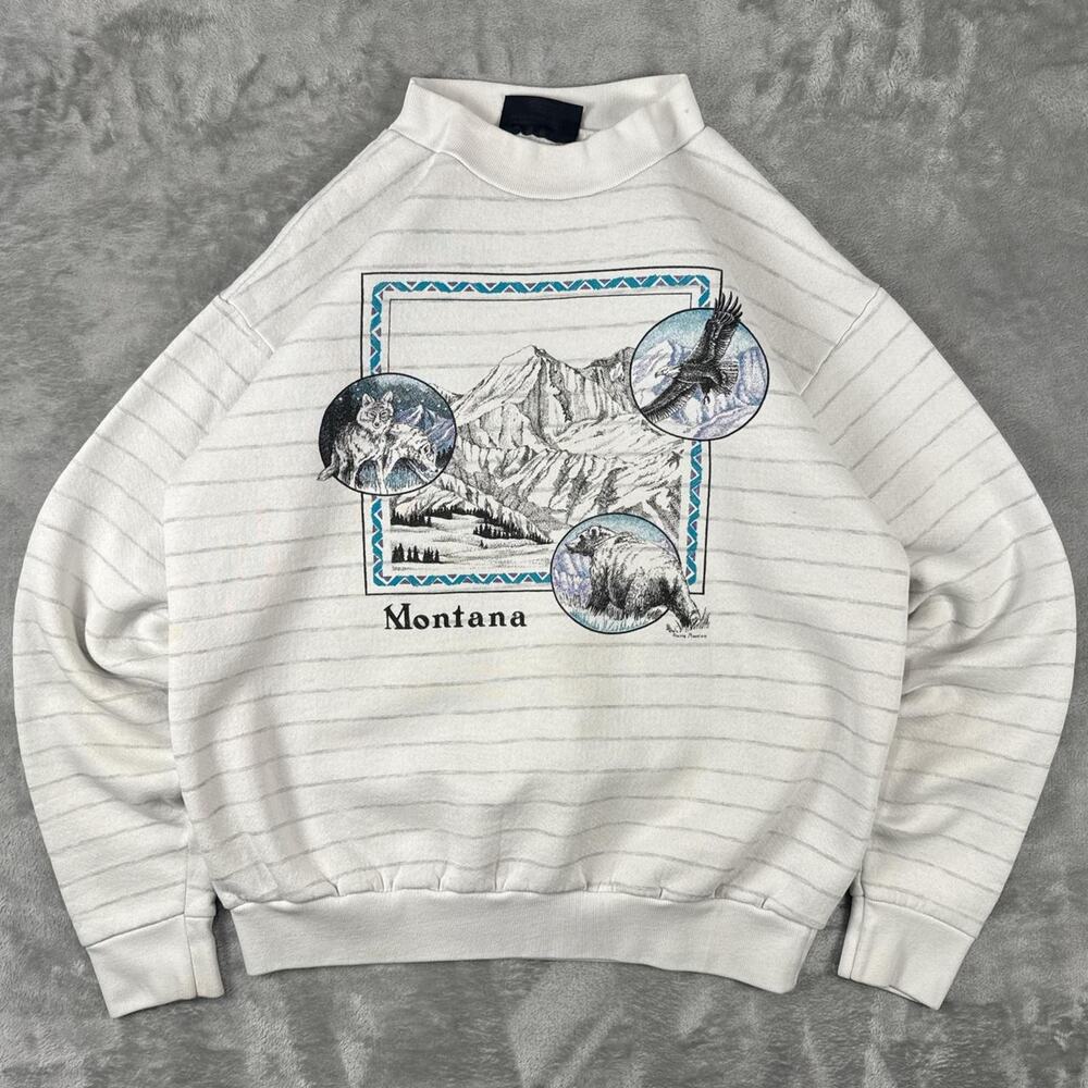 Vintage Prairie mountain Montana mountain wolf made in USA